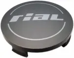 kapseli 64mm. n32 met.harmaa/hopeinen rial logo 64-61.5-3 mm