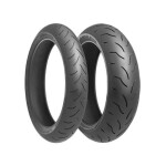 motorcycle road tyre bridgestone 170/60zr17 tl 72w bt016 pro rear