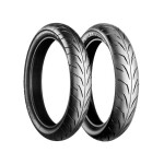 motorcycle road tyre bridgestone 100/80-17 tl 52s bt39 ss front