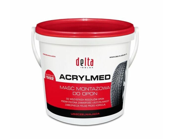ACRYLMED montaažisalv tiivisteellä (Red Delta) - Rehvimontaažipasta 4 kg
