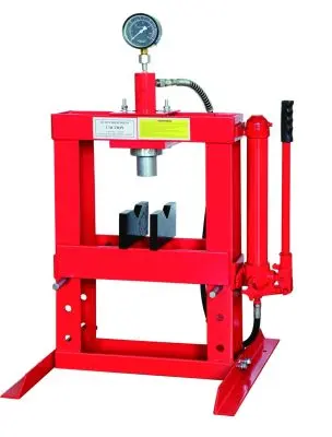 hydraulinen puristin painemittarilla 10t 50kg