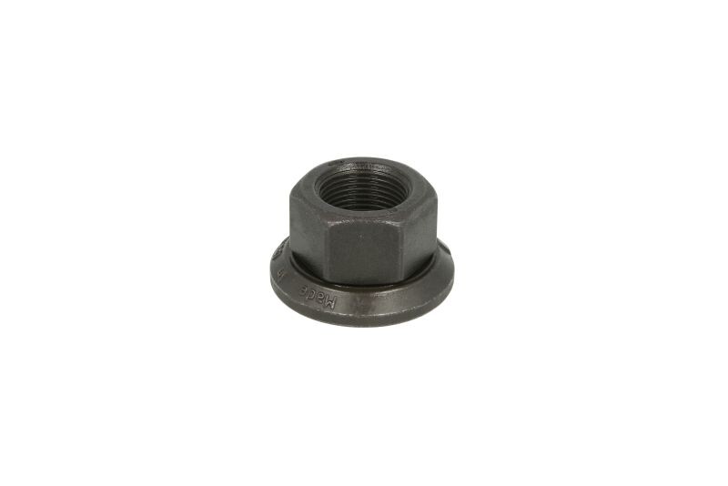 Wheel nut front/rear M22x1,5 x27mm (Phosphate conversion coated / teräs, open end) fits: DAF F 2100, F 2300, F 2800, F 2900, F 3200, F 3300, F 3600; MAN E2000, F90, LION´S STAR, M90, SG, SL, TGS I