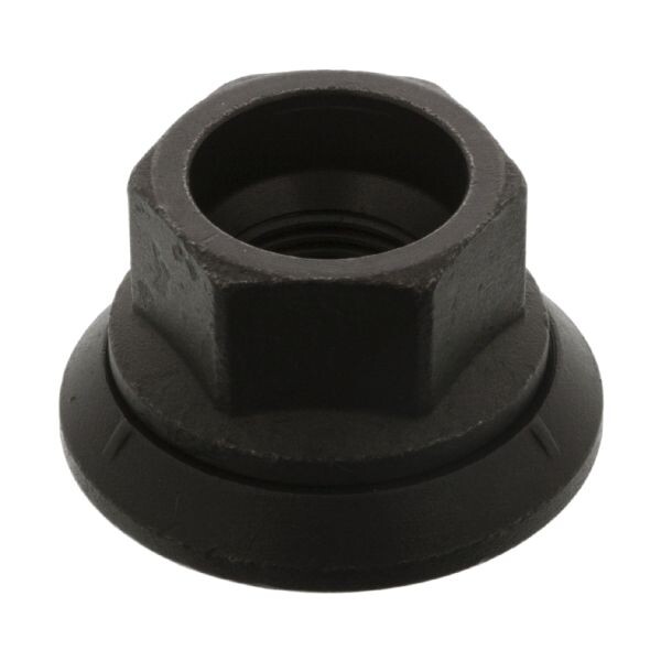 Wheel nut front/rear 7/8"-14UNFx30/36mm (Phosphate conversion coated / teräs, open end) fits: VOLVO B12, F10, F12, F16, FH12, FH16, FL10, FL12, FL7, FM7, FM9, N10, NH12 01.73-