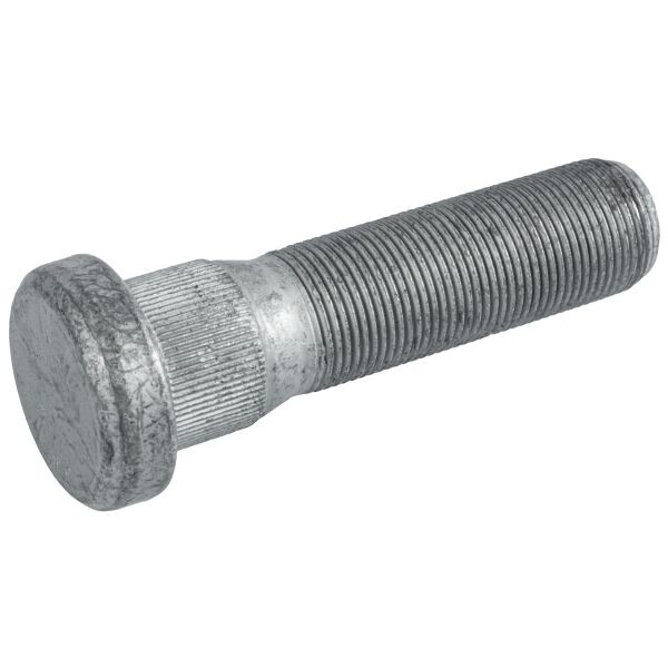 pyörän pultti etuosa/takaosa M22x1,5 x88/98mm (kierteen pituus 60mm, galvanoitu / teräs) sopii: RVI C, K, KERAX, PREMIUM 2; VOLVO 7300, 8500, 8700, 9700, 9900, B12, B7, FE II, FH, FH II 09.85-