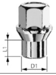 mutteri mh12x1,25/36/29,5 (ch19, 17,3/12,0 holkki) kartio 60° avain 19mm D101