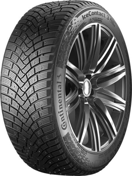 henkilöauton / maasturin nastarengas 225/60R18 CONTINENTAL ICECONTACT 3 104T XL EVc DOT21 Studded 3PMSF M+S