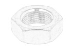 Steering rod fitting elementti (lock-nut) fits: ISUZU