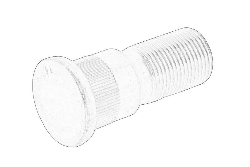 Hub pins rear M20 x53mm fits: ISUZU