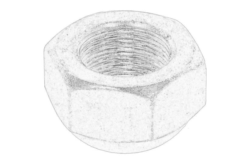 Wheel nut rear M27 fits: ISUZU