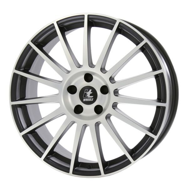   8.0x19, 5x114,3, CH 74,1, ET: 38; vanne alumiini ITWHEELS Sofia matta musta kiillotettu