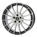   8.0x19, 5x114,3, CH 74,1, ET: 38; vanne alumiini ITWHEELS Sofia matta musta kiillotettu