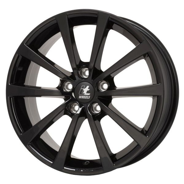   7.0x17, 5x120, CH 72,6, ET: 35; vanne alumiini ITWHEELS Alice Gloss black