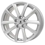   6.5x16, 5x112, CH 66,6, ET: 49; vanne alumiini ITWHEELS Elena kiiltävä hopeinen