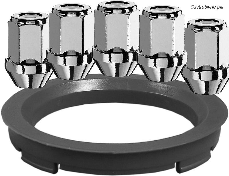 Autec-sarja (m14x1.50/33/19 5 kpl + 72.6-64.1 1 kpl) Hionda cr-v
