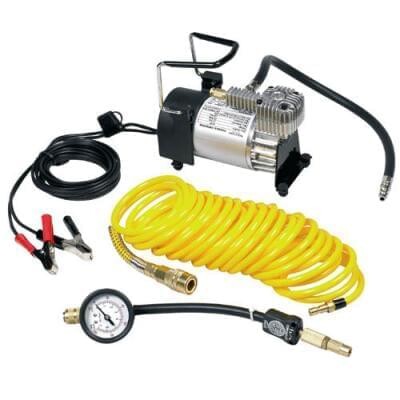 Kompressori mittarilla HEAVY DUTY 12V 23amp,280W,