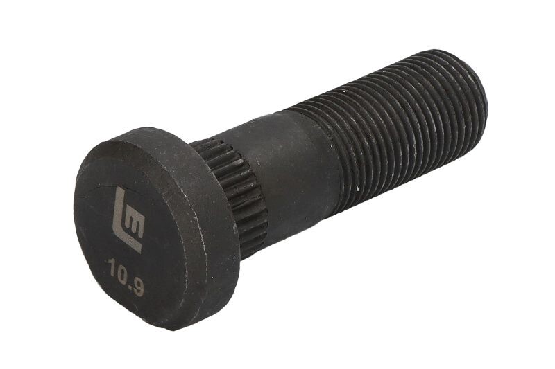 Wheel bolt rear M18x1,5 x60/68mm (thread pituus 34mm, Galvanised / teräs) fits: IVECO DAILY II, DAILY III, DAILY IV, DAILY V 05.96-02.14