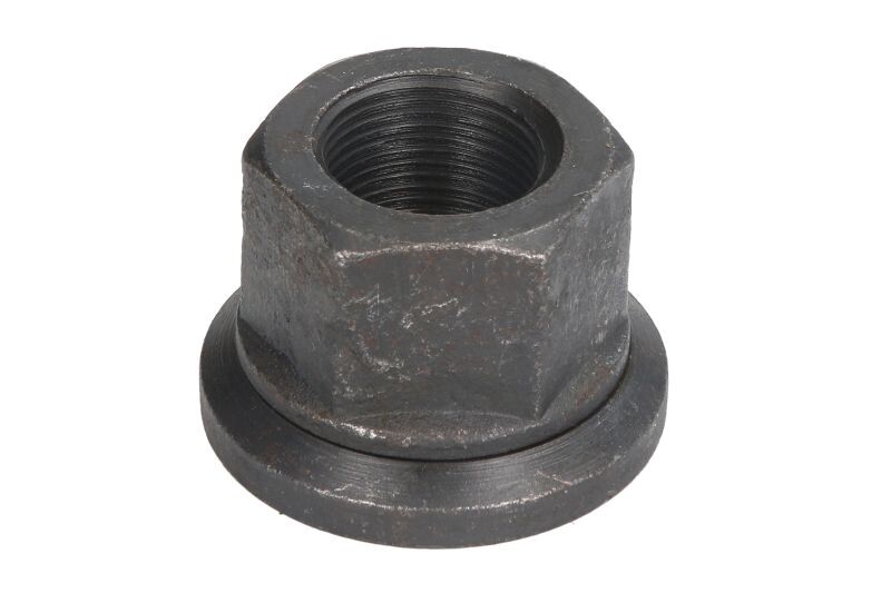 Wheel nut front/rear M22x1,5 x30mm (SW33, Phosphate conversion coated / teräs) fits: RVI C, D, K, KERAX, MAGNUM, PREMIUM, PREMIUM 2, T; VOLVO 7700, 8300, 8500, 8700, 8900, 9400, 9500 01.92-