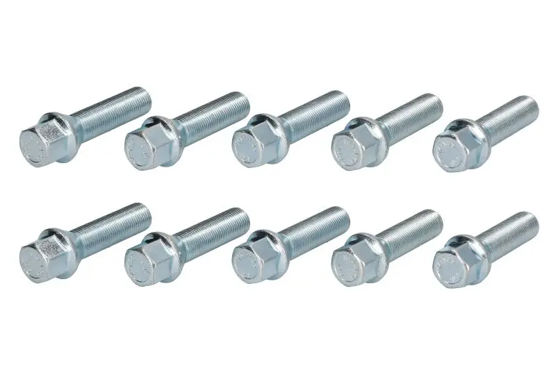 pyörän pultti, kierteen koko: m14 mm, kierteen nousu: 1,25 mm, kierteen pituus: 45 mm, jakoavaimen koko: 17 mm, määrä: 10