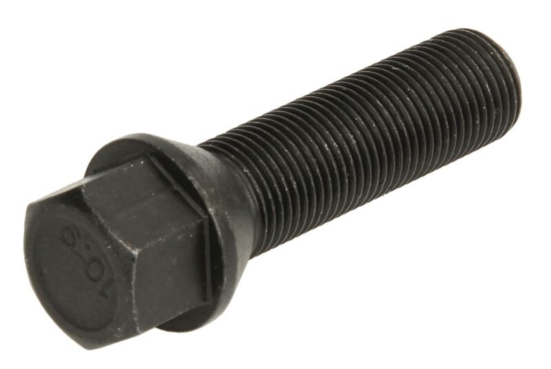 Śruba koła (M14x1,25, długość gwintu: 45mm, stożek, kolor czarny; UWAGA: KLUCZ 17)