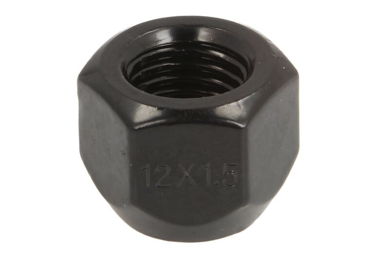 mutteri vanne etu - taka M12x1,5 (kartio, mutteri otwarta musta)