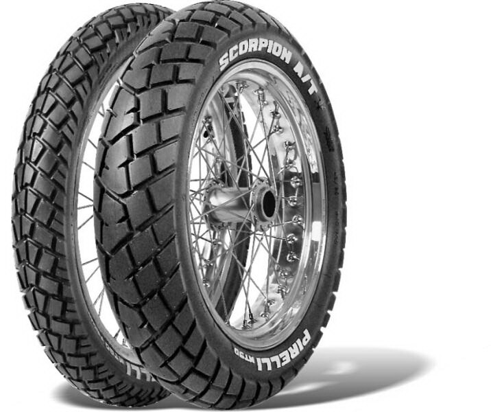 motorcycle road tyre pirelli 140/80-18 tt 70s mt90 a/t scorpion rear