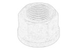 Wheel nut M18x1,5 fits: MERCEDES