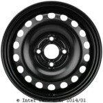 5J x14 H2; teräsvanne; Volkswagen: UP / Lupo II  06/11-; Seat Mii 06/11-; Skoda Citigo 06/11-