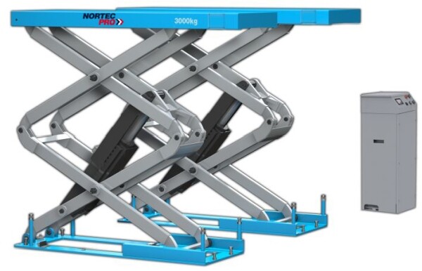 nostin NOZYCOWY PODPROGOWY -asennus W FOSIE 230V