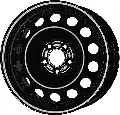 7x16, 5x108, CH 65, ET: 44; Felga stalowa PEUGEOT 308 II 09.13- CMR