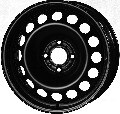 6.5x16, 4x108, CH 65, ET: 20; Felga stalowa CITROEN C4 CACTUS, DS3; PEUGEOT 2008 11.09- KRONPRINZ