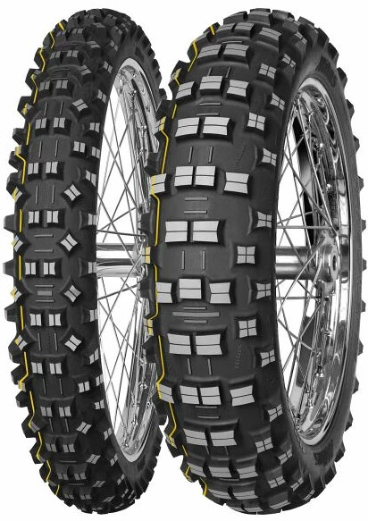 [2000026283101] Krossirehvid MITAS 140/80-18 TT 70R TERRA FORCE-EF SUPER YELLOW takaosa