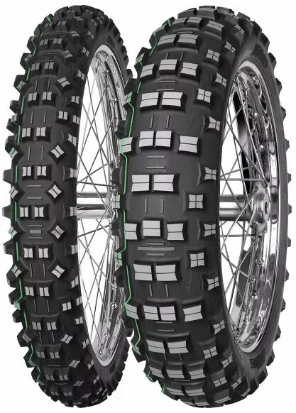 [2000026401101] Krossirehvid MITAS 120/90-18 TT 65M TERRA FORCE-EF SUPER LIGHT GREEN takaosa
