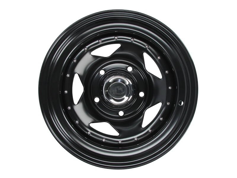 teräsvanne OFF ROAD "BLACK FURY" väri: musta/kansi kromi Toyota / Nissan / Mitsubishi koko 15x7 ET -25 pulttijako : 6X139.7 halkaisija. cent: 110mm