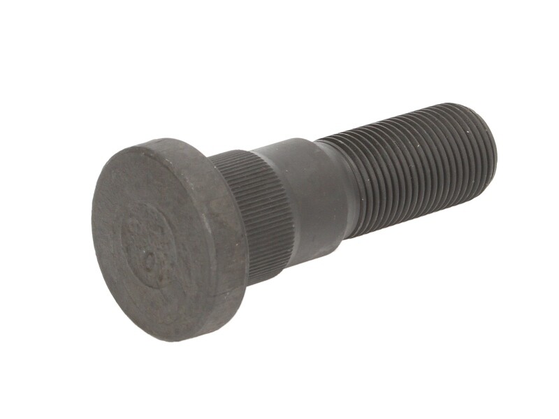 pyörän pultti etuosa 7/8"-14UNFx77/87mm (kierteen pituus 40mm, järkjärguline) sopii: VOLVO B10, B12, B7, B9, FH12, FH16, FH16 II, FL6, FM10, FM12, FM7, FM9 01.78-