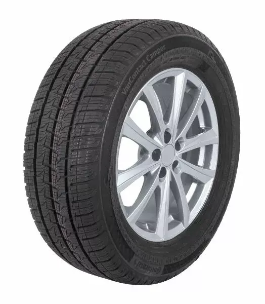 04511070000, VanContact Camper, CONTINENTAL, ympäri vuoden, Pakettiauton rengas, CP, 3PMSF, M+S, merkintä: polttoaineen säästävyys - C, pito märällä - A, Vierintämelu ja vastus mittauksen luokka - 73 dB (B) haardu