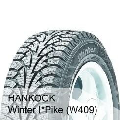 henkilöauton / maasturin kitkarengas 225/75R15 HANKOOK WINTER I*PIKE (W409) 102S DOT22 Studdable 3PMSF M+S