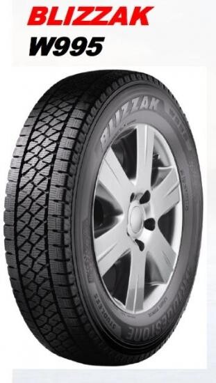 Pakettiauton pehmeä kitkarengas 235/65R16 115R BRIDGESTONE W995