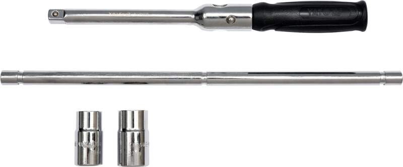 YATO YT-08035 pyöränmutteriavain Kokoontaitettava 1/2" 17 mm, 19 mm, 21 mm, 23 mm