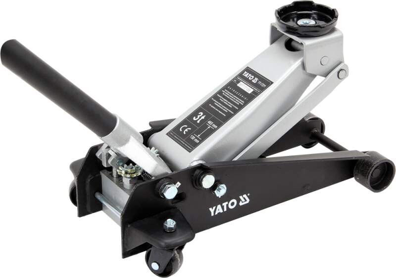 YATO YT-17211 hydraulinen tunkki pyörillä 3T 130-465MM